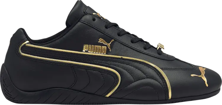 

Кроссовки Puma Wmns Speedcat LS Black Team Gold, черный