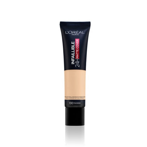 

L'Oreal Paris Infallible 24H Matte Cover Foundation Стойкая матирующая основа 130 True Beige 30мл