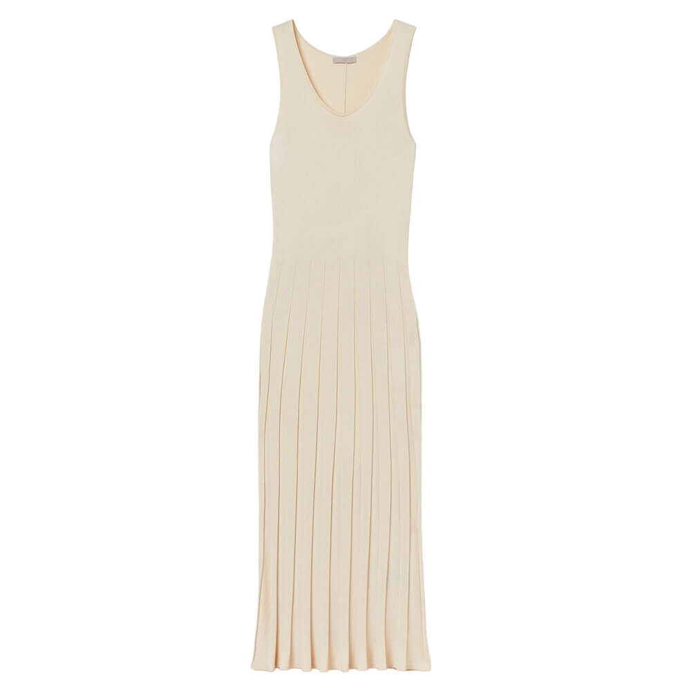 

Платье H&M Pleated-skirt, светло-бежевый