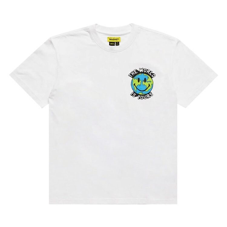 

Футболка Market Smiley Peace And Harmony World T-Shirt 'White', белый