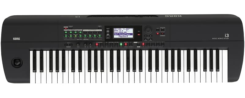 

Музыкальная рабочая станция Korg i3MB с 61 клавишей — матовый черный