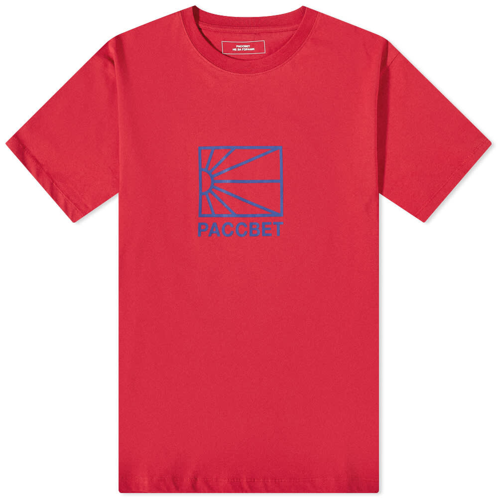 

Футболка PACCBET Sun Logo Tee, Красный