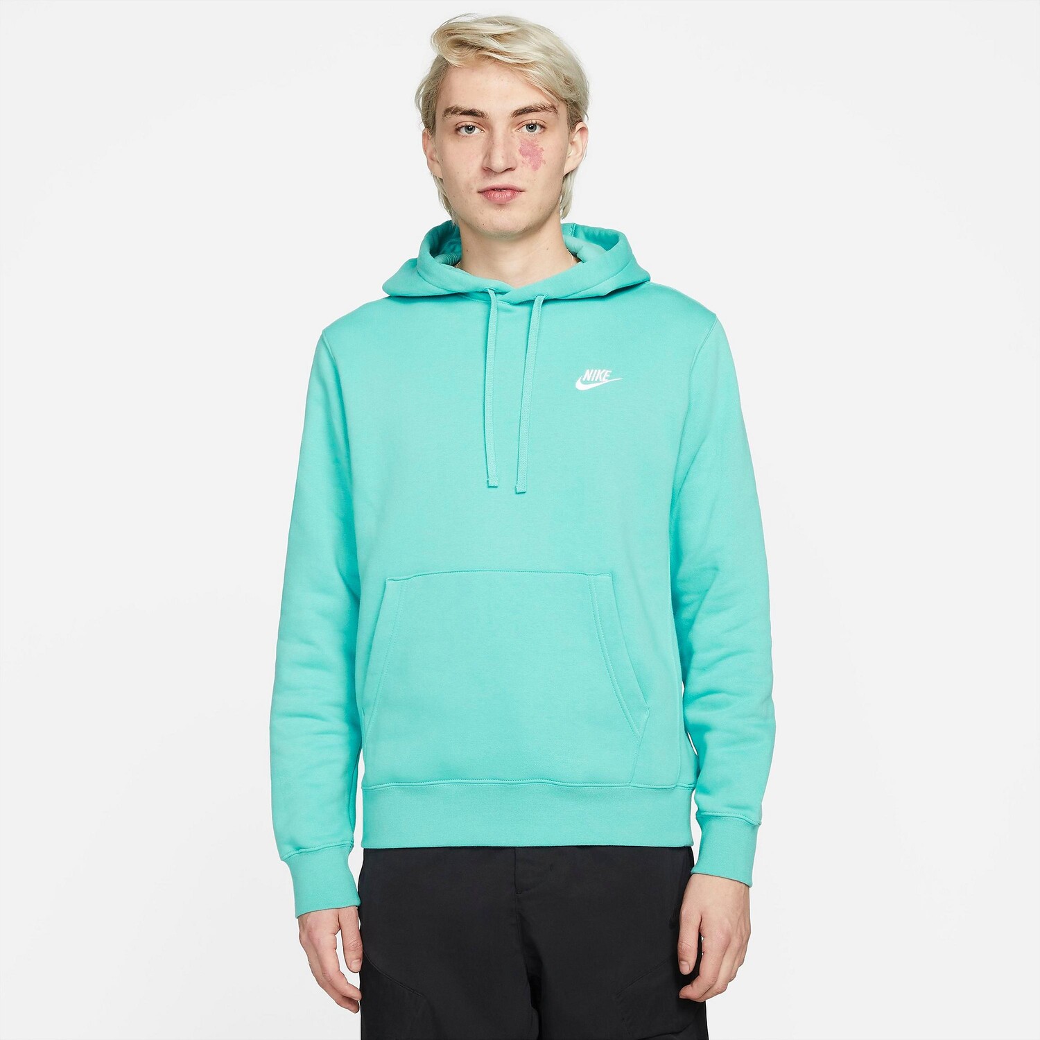 

Худи с флисовой вышивкой Nike Sportswear Club, синий