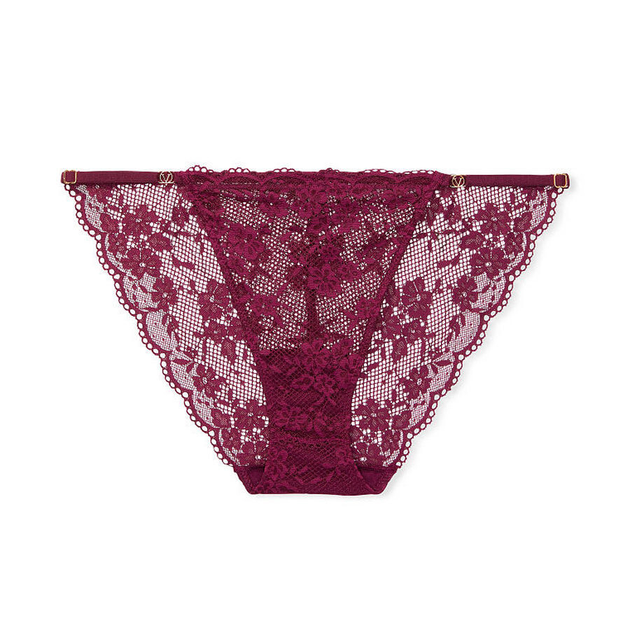 

Трусы Victoria's Secret Love Cloud Adjustable String Bikini, бордовый