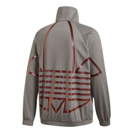 

Куртка Adidas originals Logo Printing Sports Stand Collar Gray, Серый