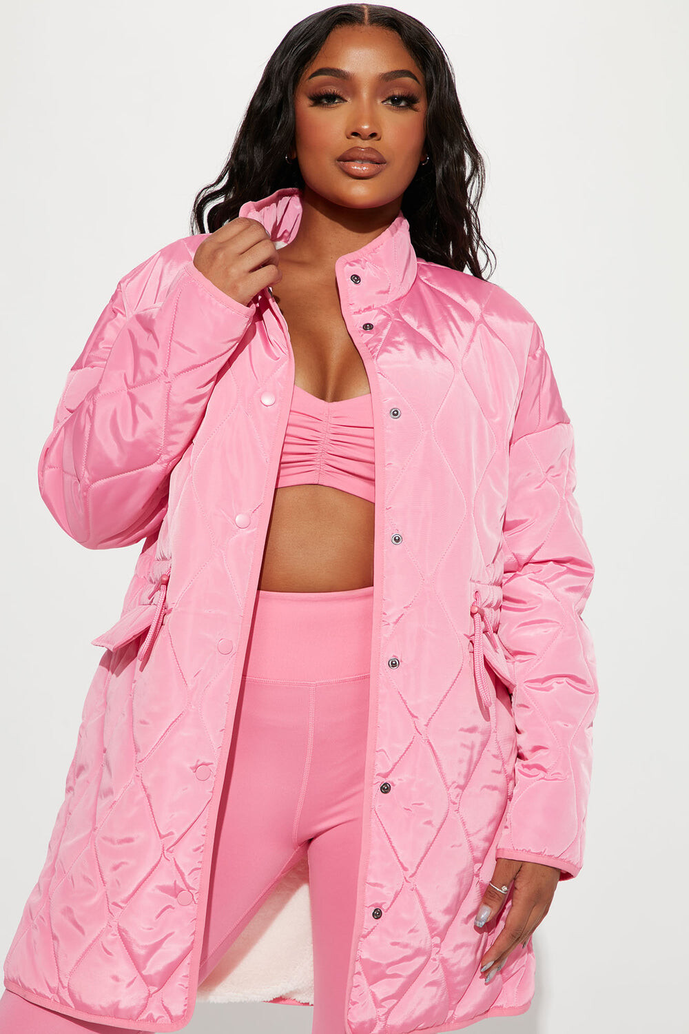 

Куртка Fashion Nova NYJK502F, розовый