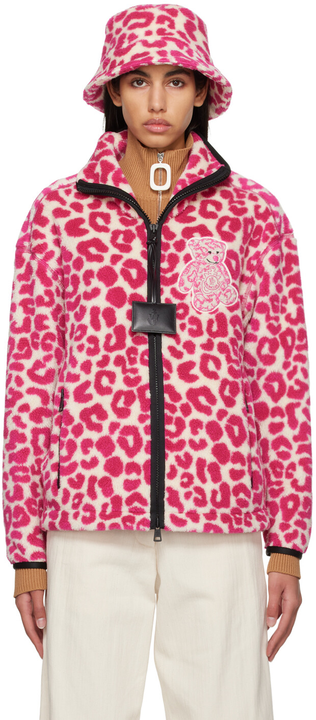 

1 Moncler JW Anderson Pink Teddy Sweatshirt Moncler Genius, Розовый