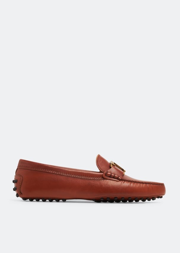 

Лоферы TOD'S Timeless Gommino driving shoes, коричневый