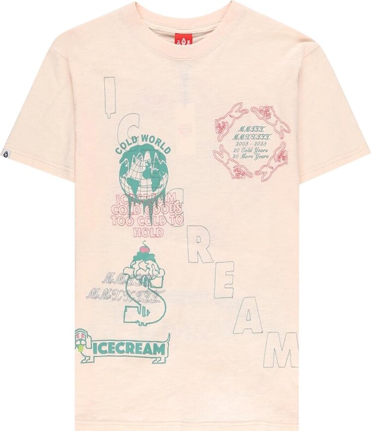 

Футболка Icecream Vegas T-Shirt 'Vanilla Cream', кремовый