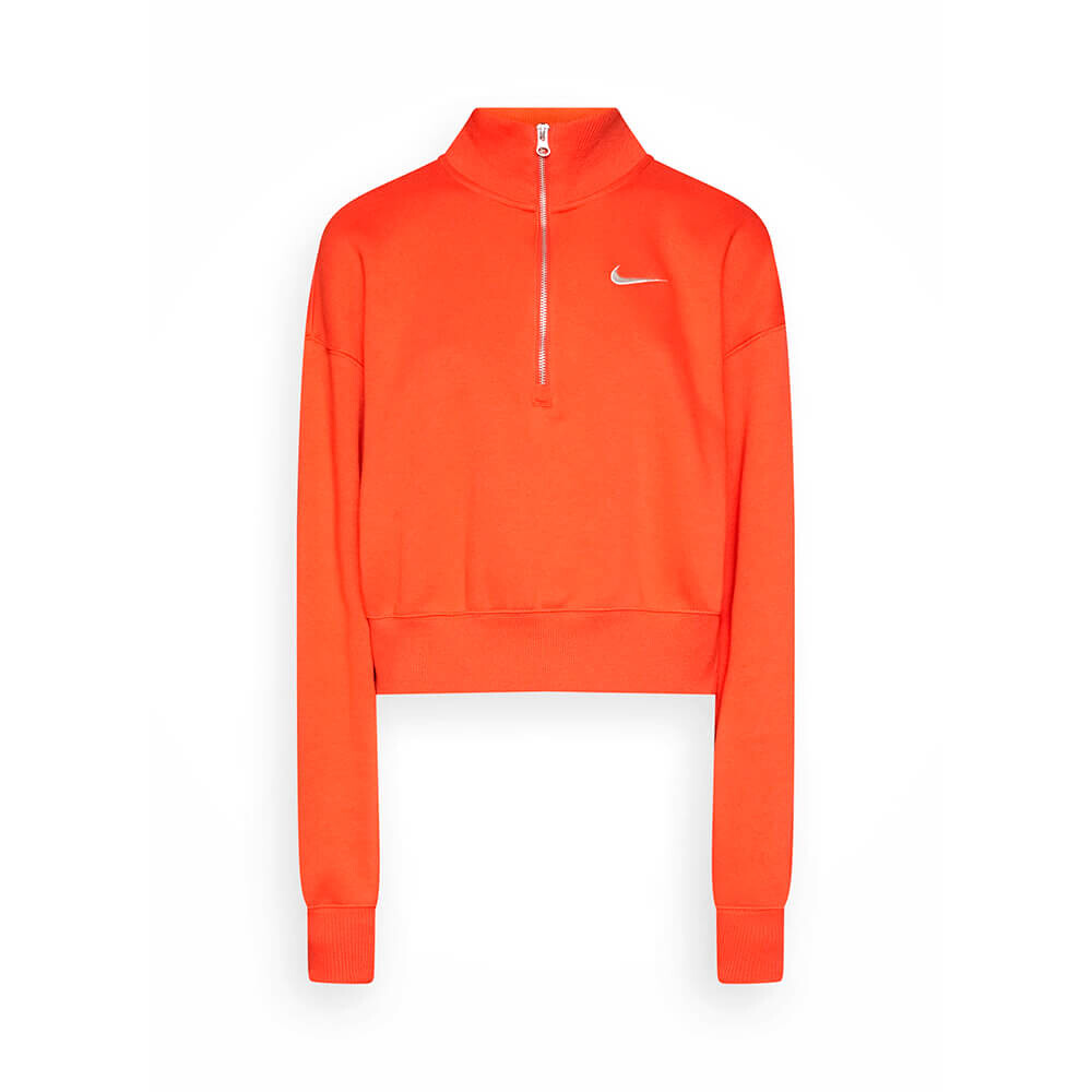 

Толстовка с замком Nike Sportswear CROP, красный