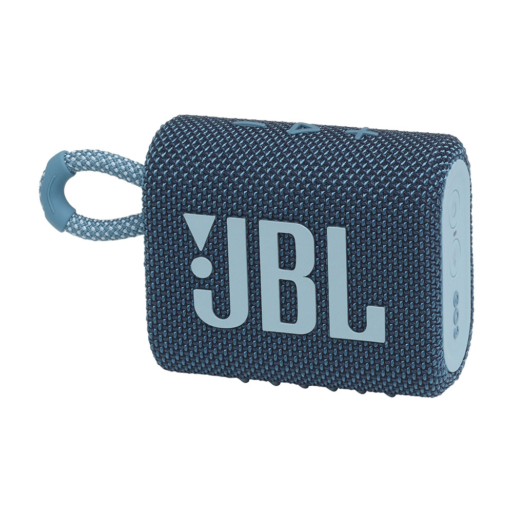 Портативная акустическая система JBL Go 3, cиний портативная акустическая система jbl go 3 black orange