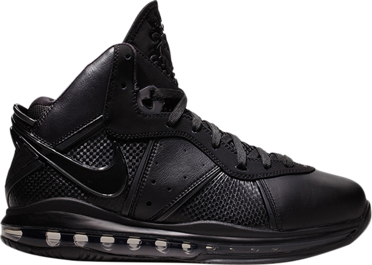 Кроссовки Nike LeBron 8 'Blackout', черный - фото