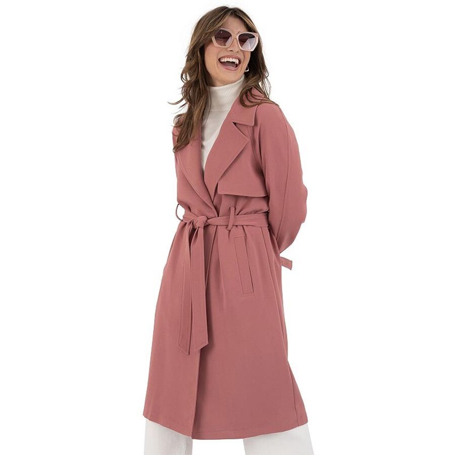 

Женский тренч Nine West Modern, розовый