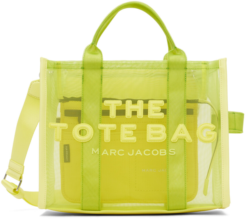 

Зеленая большая сумка-тоут The Tote Bag среднего размера Marc Jacobs, Зеленый