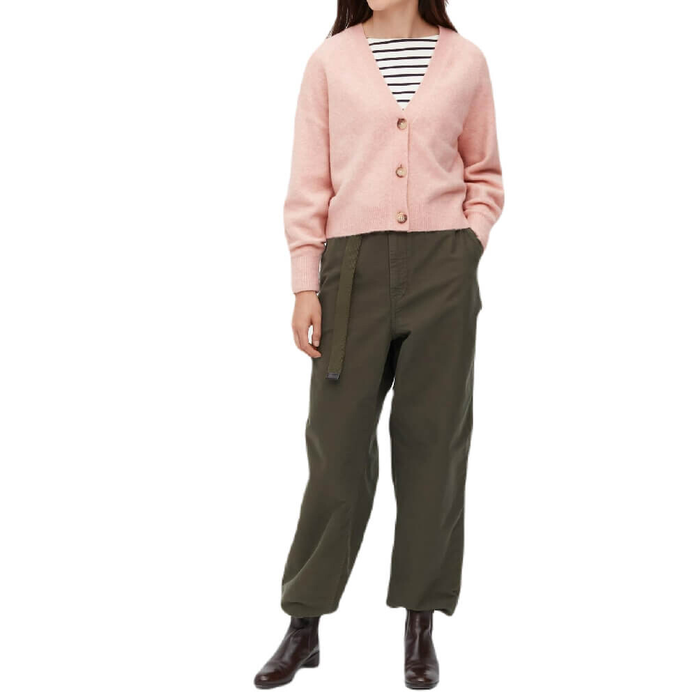 

Кардиган Uniqlo Souffle Yarn Short, розовый