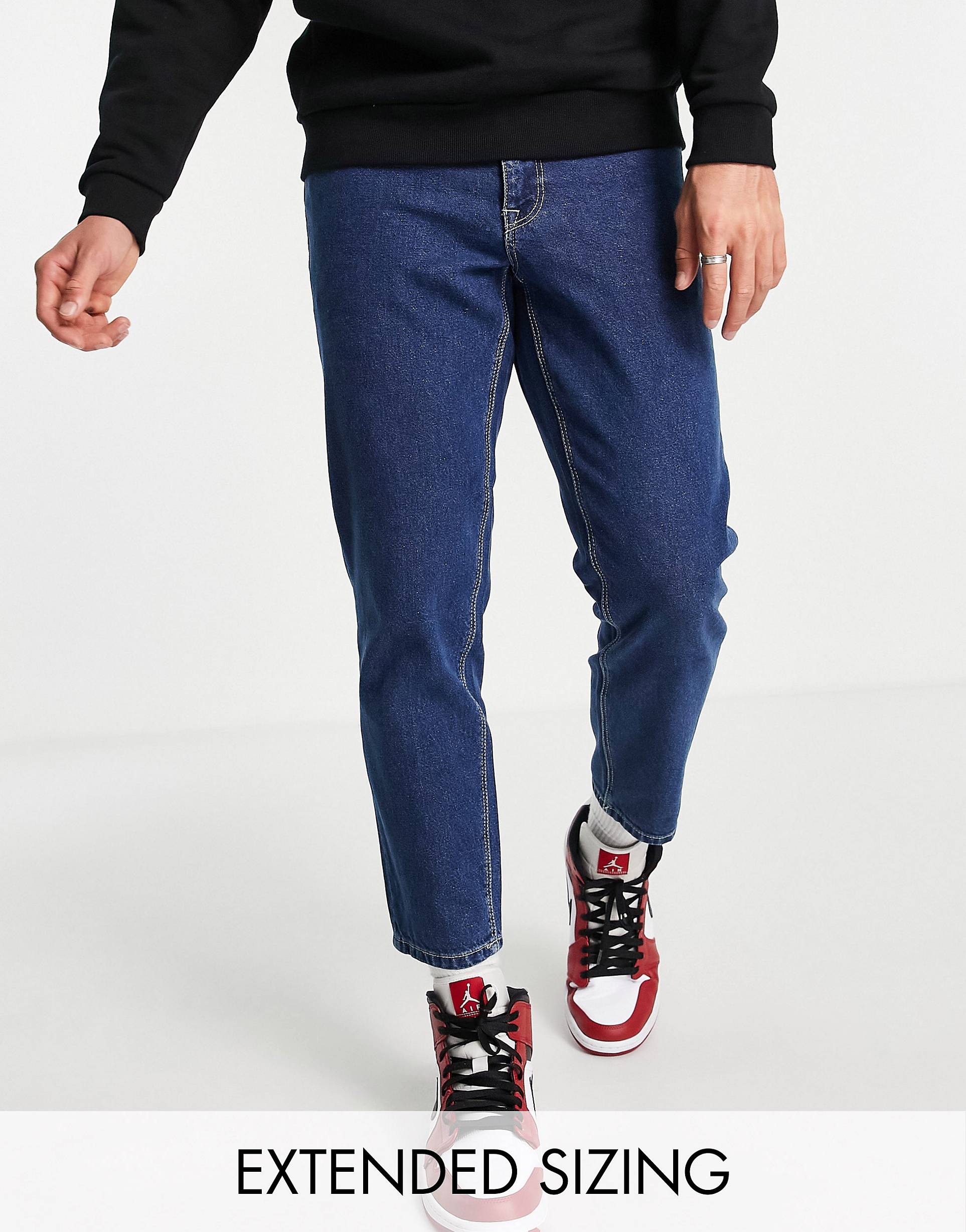 Классические джинсы Asos Design, синий джинсы zolla классические 42 размер