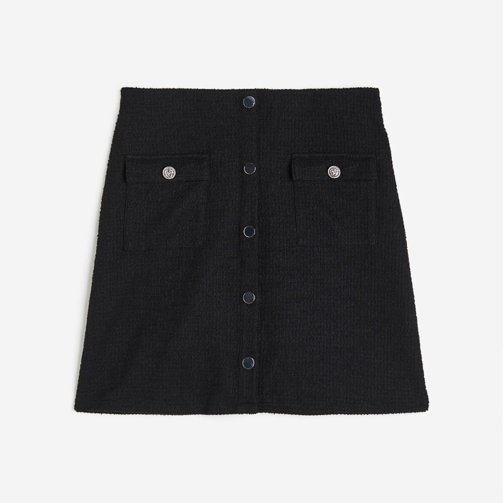 

Юбка H&M Button-front, черный