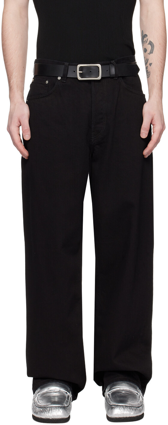 

Черные джинсы с пятью карманами Dries Van Noten