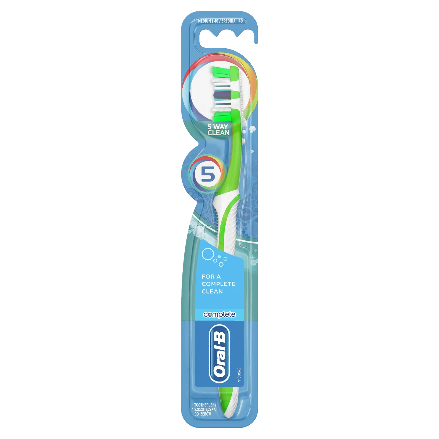 

Oral-B Complete средняя зубная щетка, 1 шт.