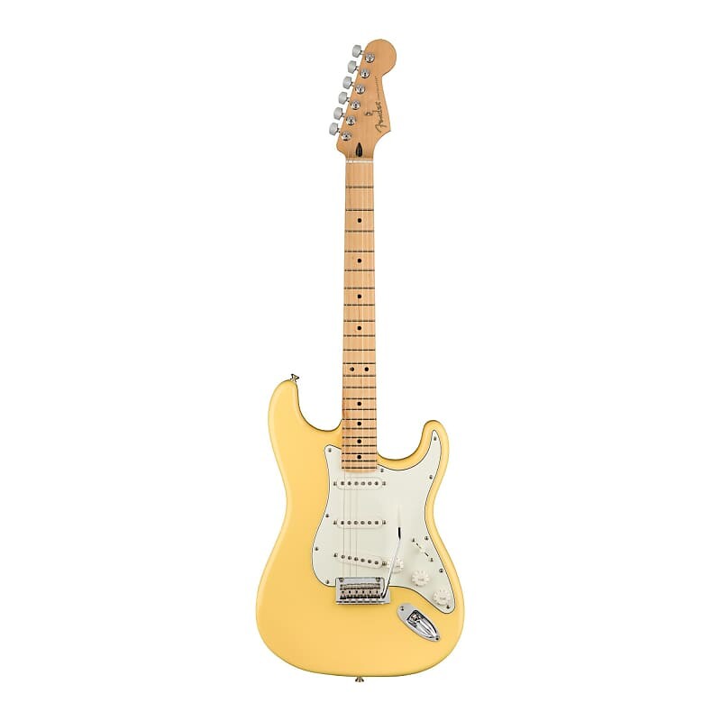 

6-струнная электрогитара Fender Player Stratocaster (правша, масляный крем) Fender Player Stratocaster 6-String Electric Guitar (Right-Handed, Buttercream)
