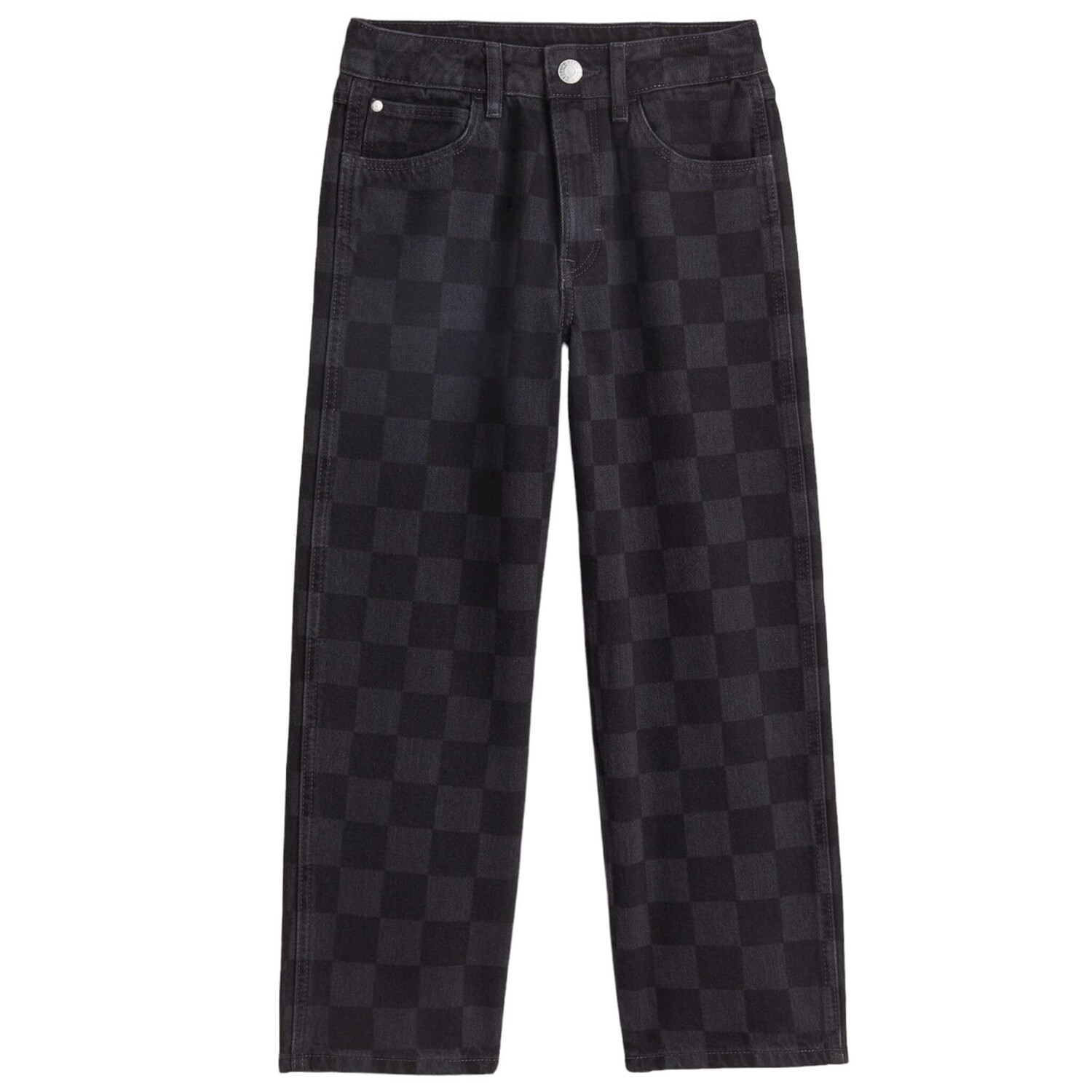

Брюки H&M Comfort Stretch Baggy Fit, черный