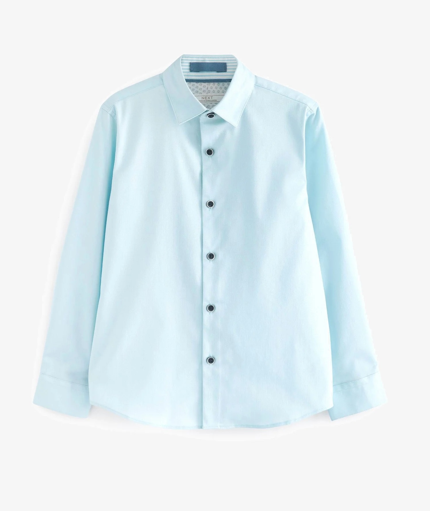 цена Рубашка Next Long Sleeve Smart Trimmed Standard, голубой