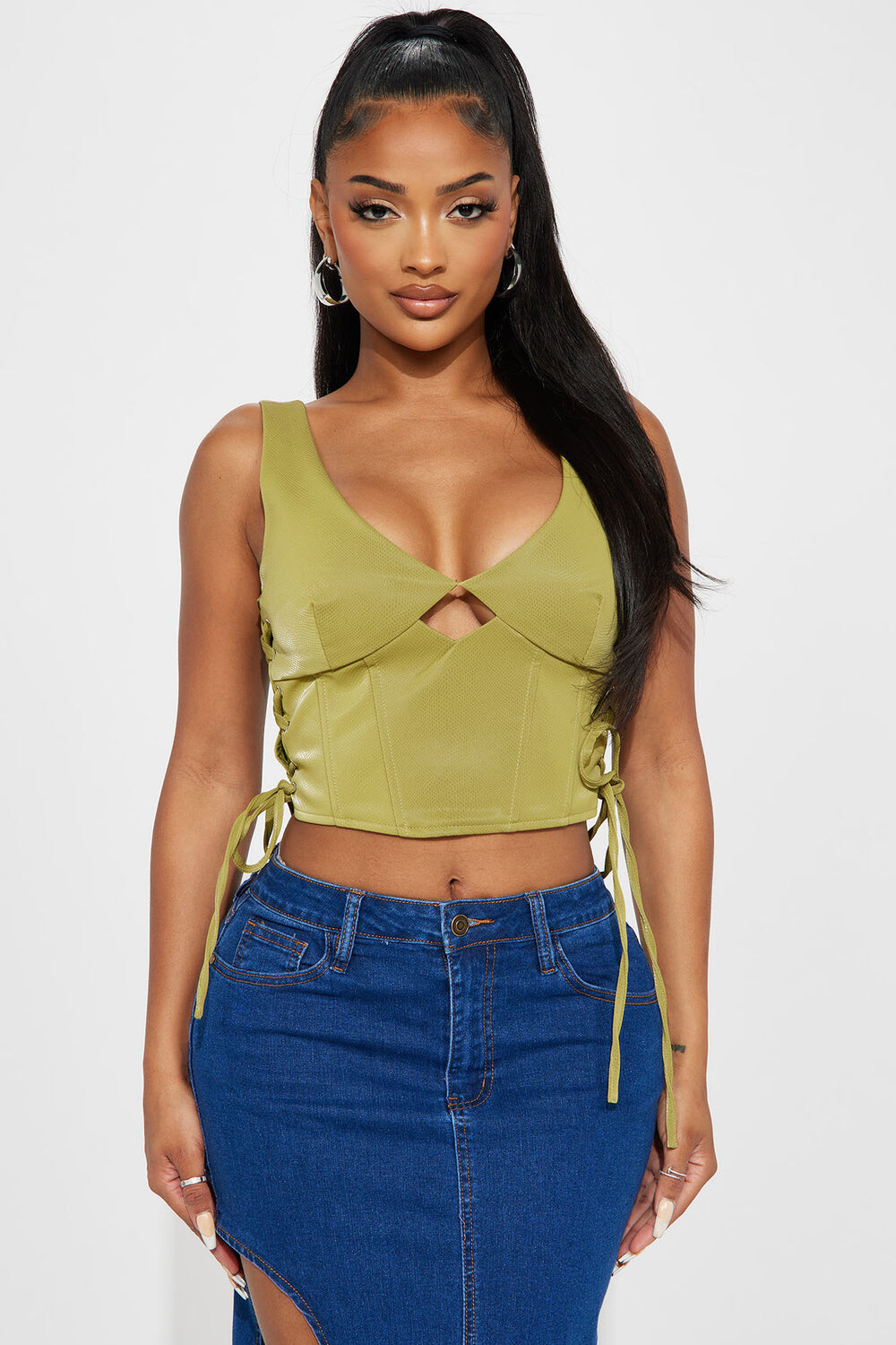 

Топ Fashion Nova 23GWF1417, шартрез