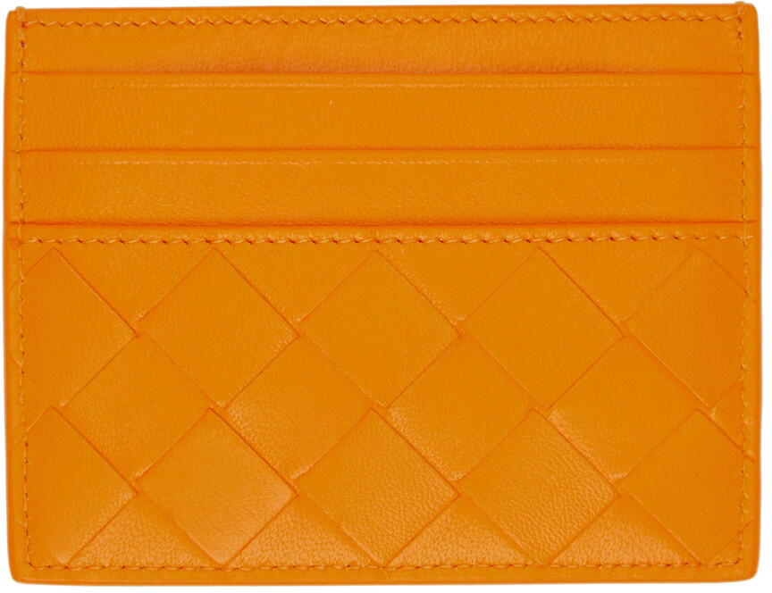 

Держатель кредитной карты Orange Intrecciato Bottega Veneta