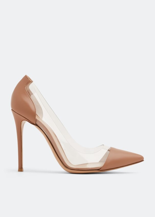 

Туфли GIANVITO ROSSI Plexi pumps, бежевый