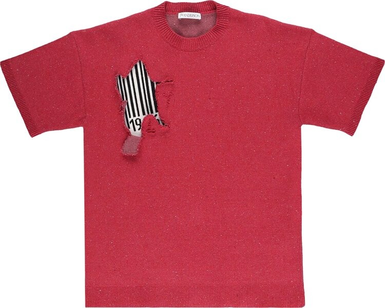 

Джемпер JW Anderson Recycled Denim Barcode Jumper 'Red', красный