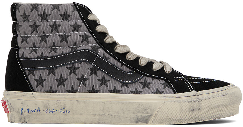 

Черно-серые кроссовки Bianca Chandôn Edition Sk8-Hi Reissue VLT LX Vans