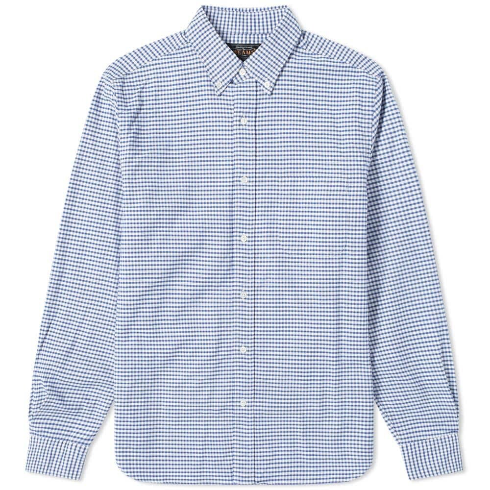 

Рубашка Beams Plus Button Down Oxford Gingham Shirt