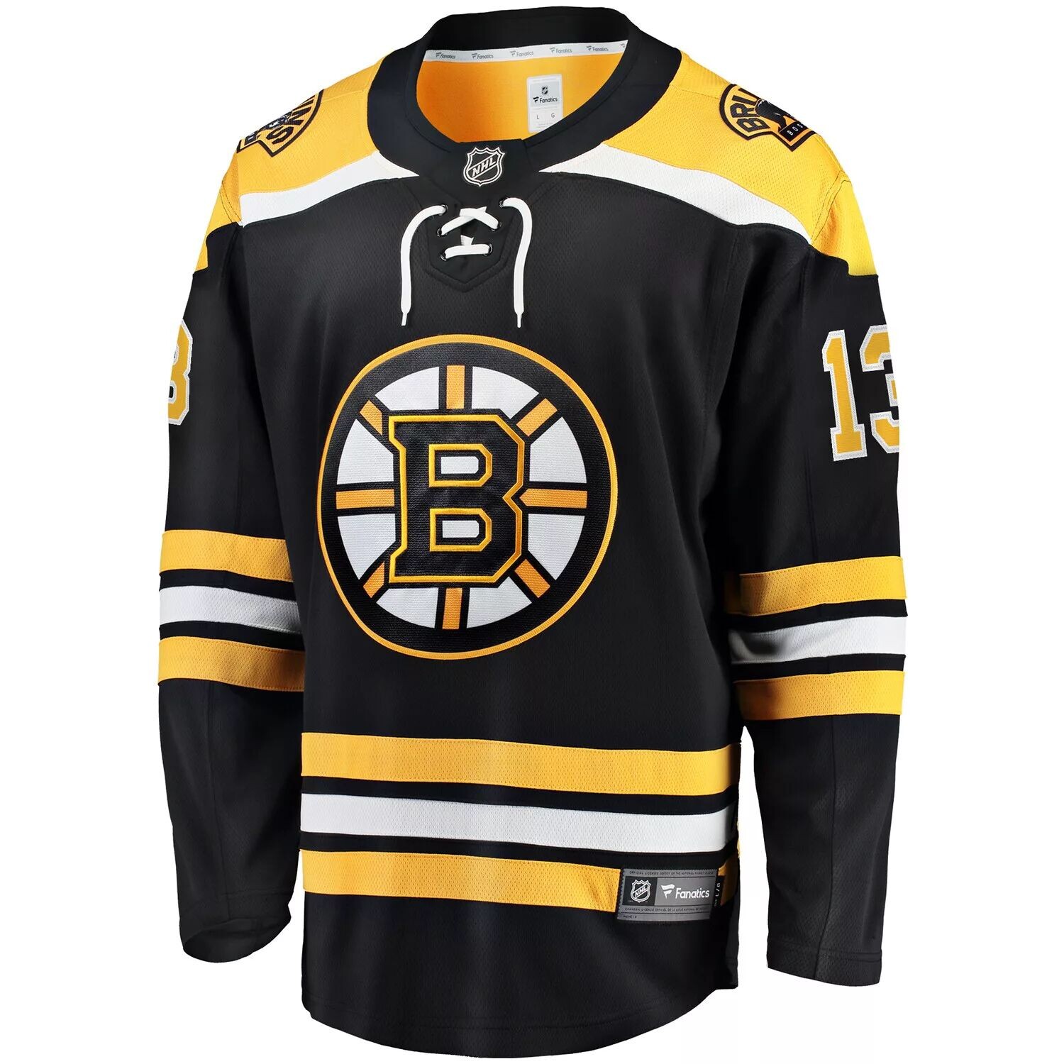 

Мужская черная футболка с логотипом Charlie Coyle Boston Bruins Home Premier Breakaway Player Fanatics, Черный