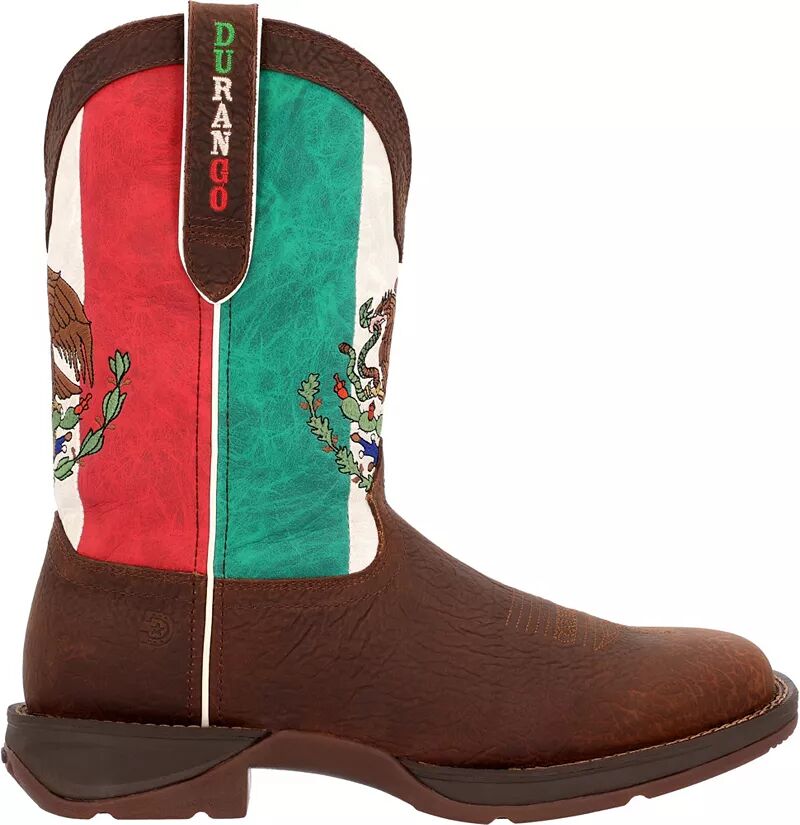team durango центральная задняя кость cvd desc410 1шт td310128 Мужские ботинки в стиле вестерн Durango с флагом Мексики