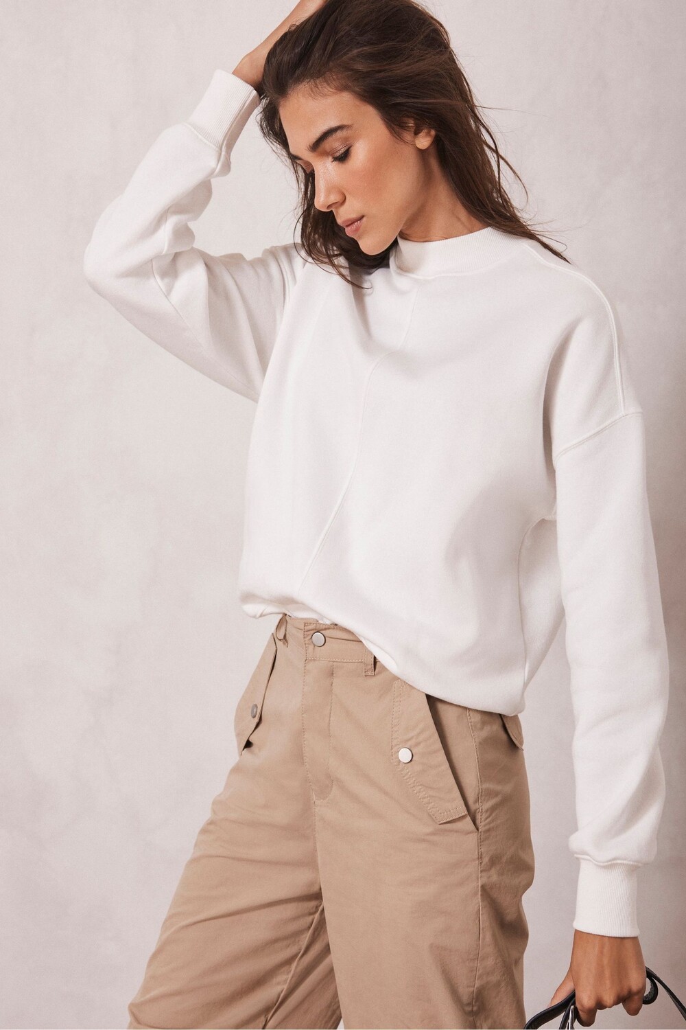 

С декоративным швом Mint Velvet, белый