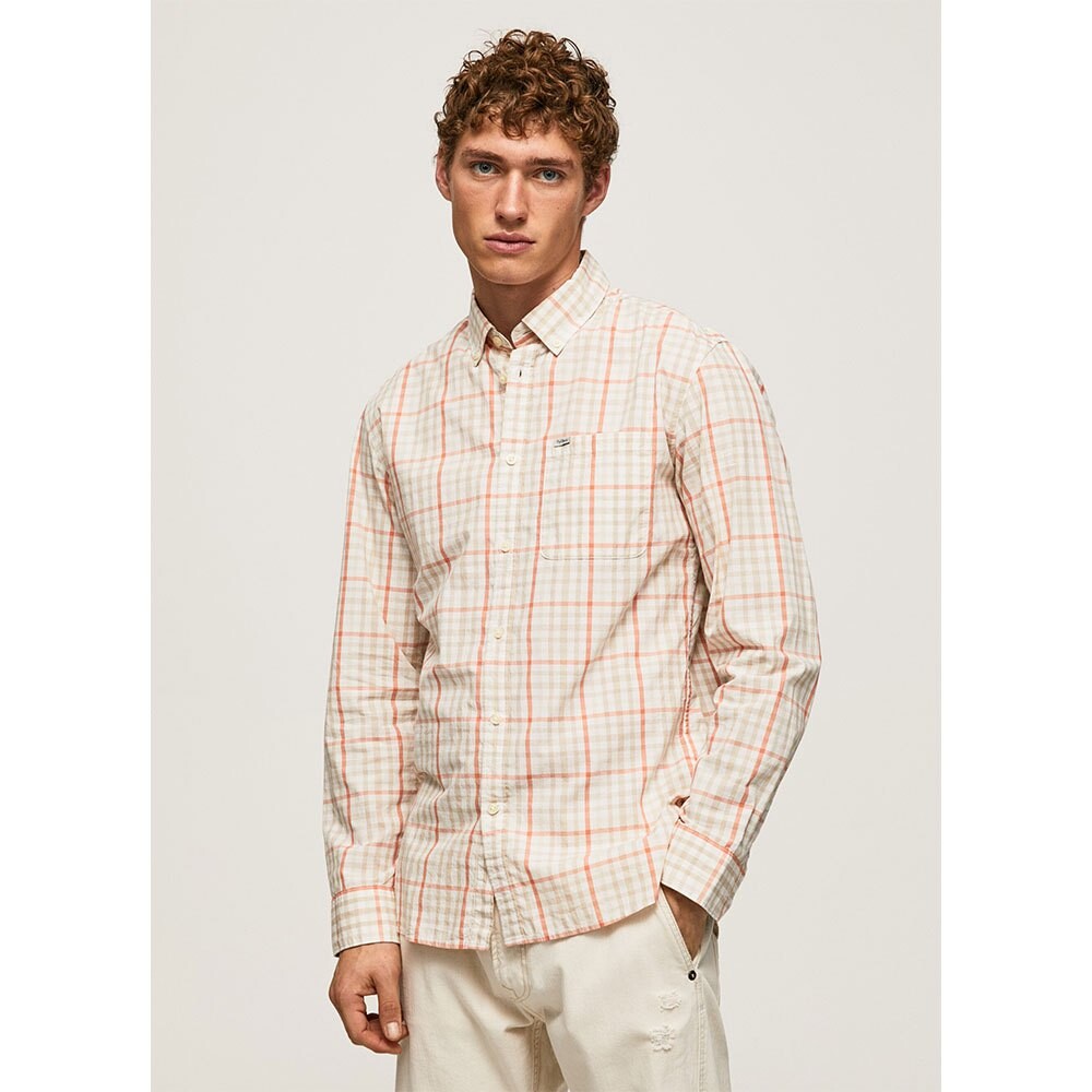 

Рубашка с длинным рукавом Pepe Jeans Lory, бежевый