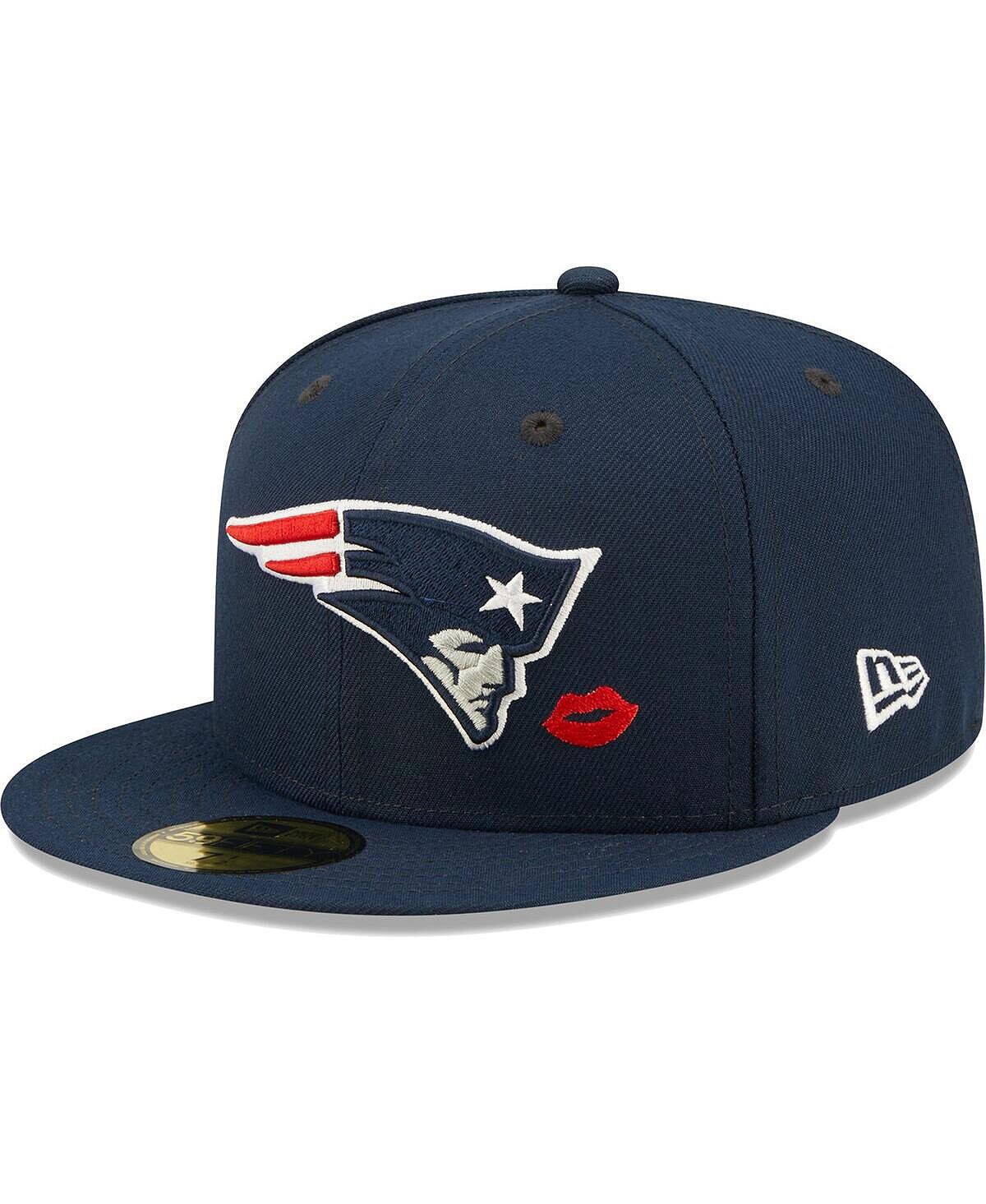 

Мужская темно-синяя приталенная шляпа New England Patriots Lips 59FIFTY New Era