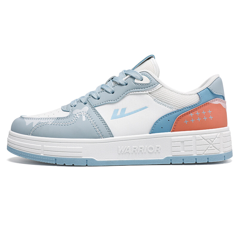

Кроссовки WARRIOR Skateboarding Shoes Unisex Low-top, белый/синий/красный