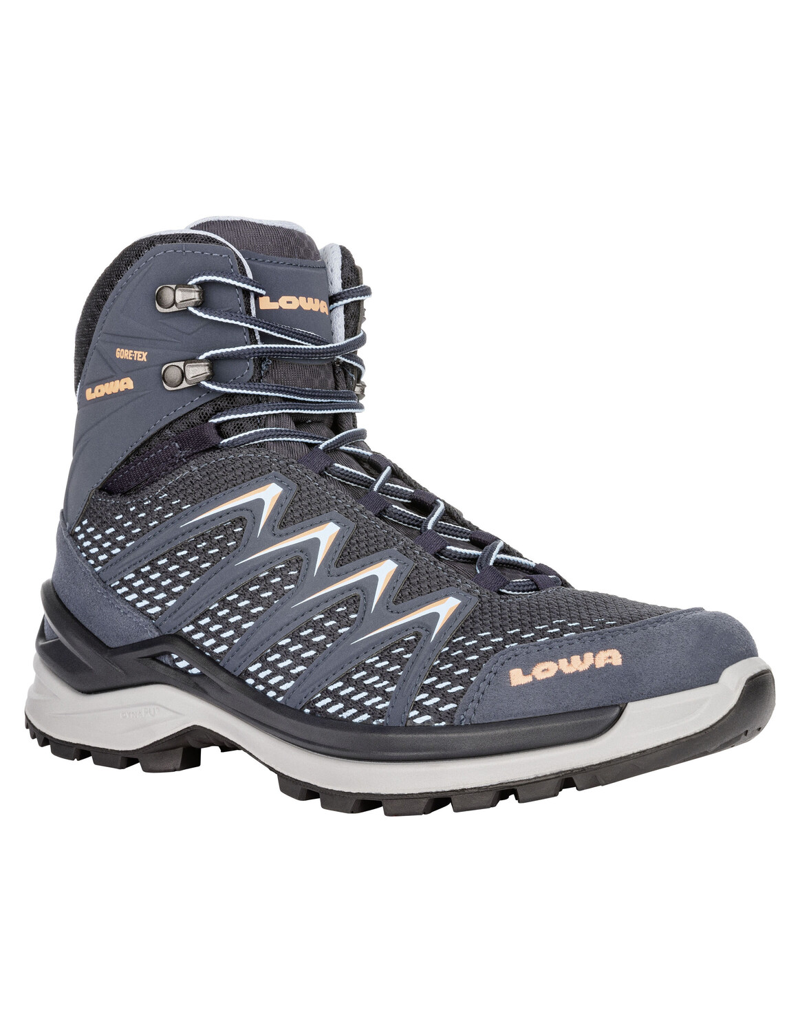 

Ботинки LOWA Wanderstiefel INNOX PRO GTX MID WS, цвет stahlblau/lachs