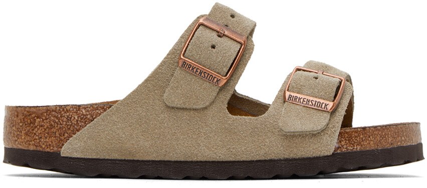 

Сандалии Birkenstock Taupe Arizona с мягкой стелькой