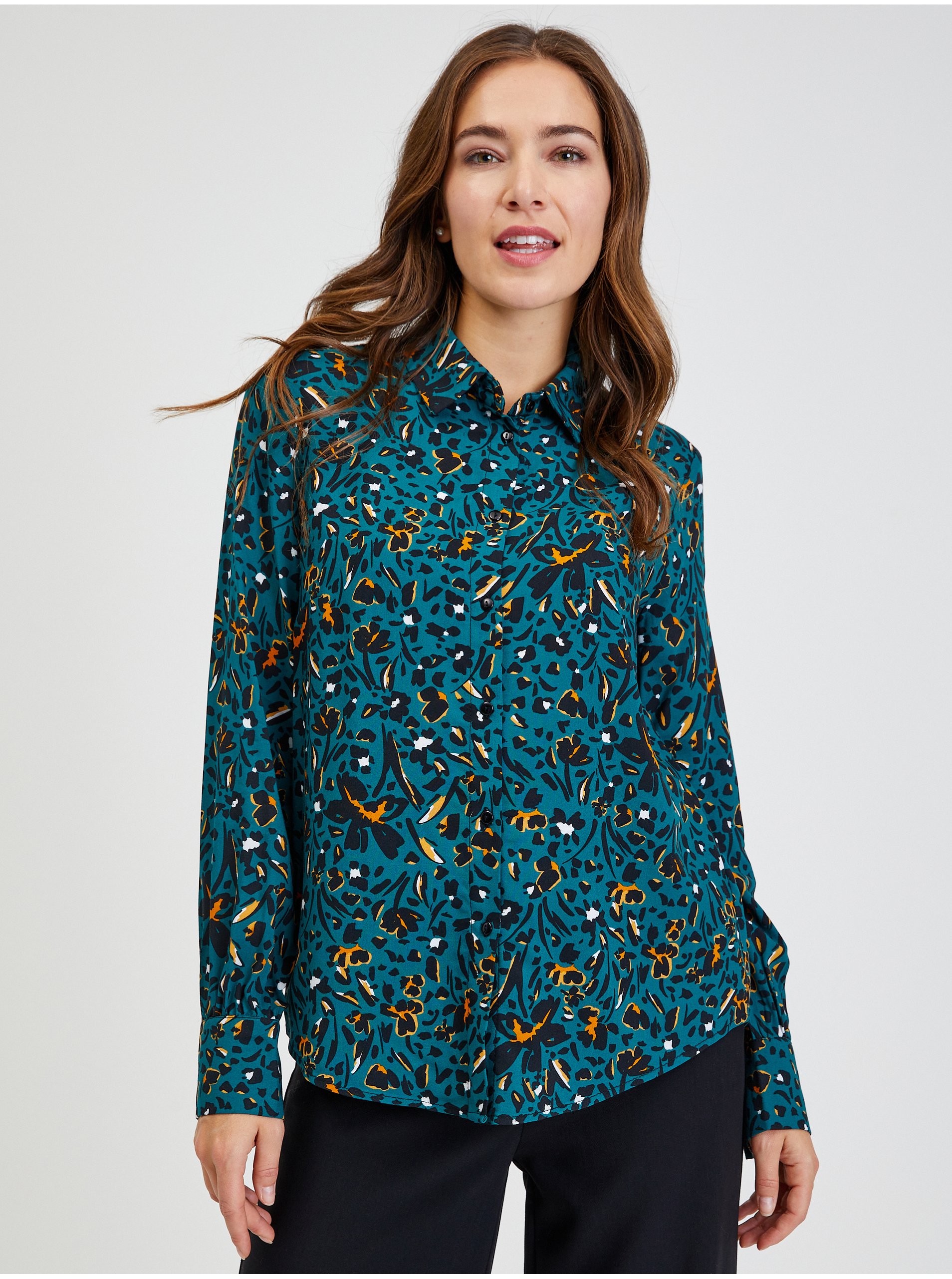 Блуза orsay Hemd, цвет Kerosinfarbe