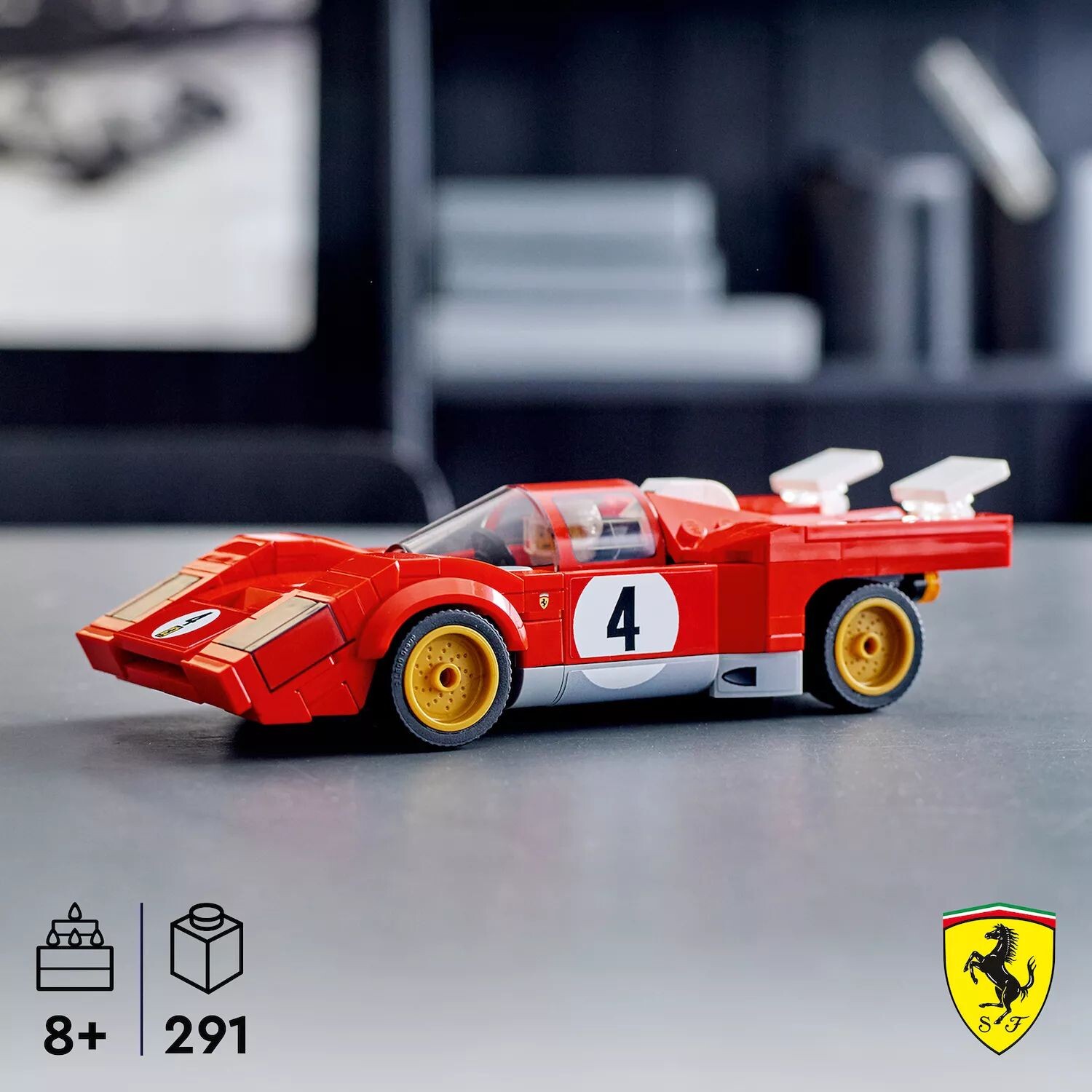 

LEGO Speed ​​Champions 1970 Ferrari 512 M 76906 Строительный комплект (291 деталь) LEGO