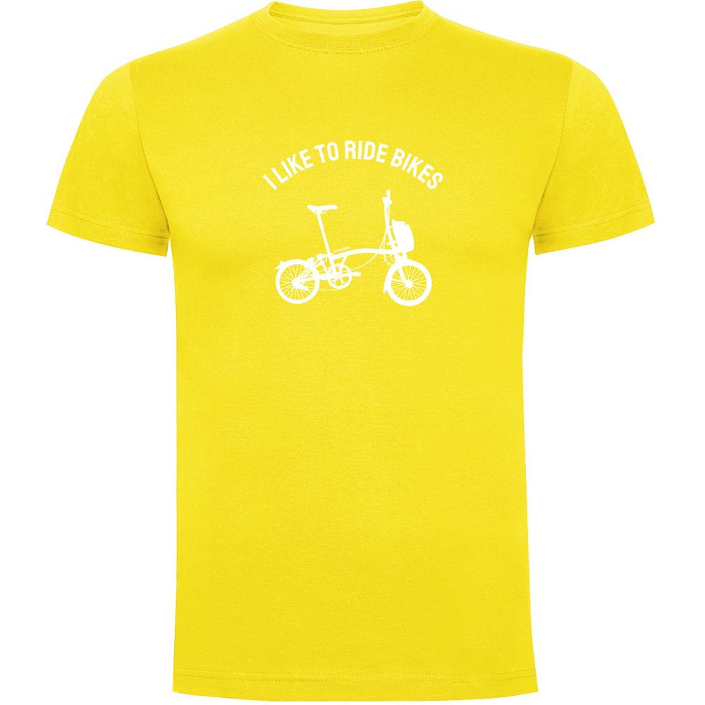 Футболка Kruskis I Like To Ride Bikes, желтый