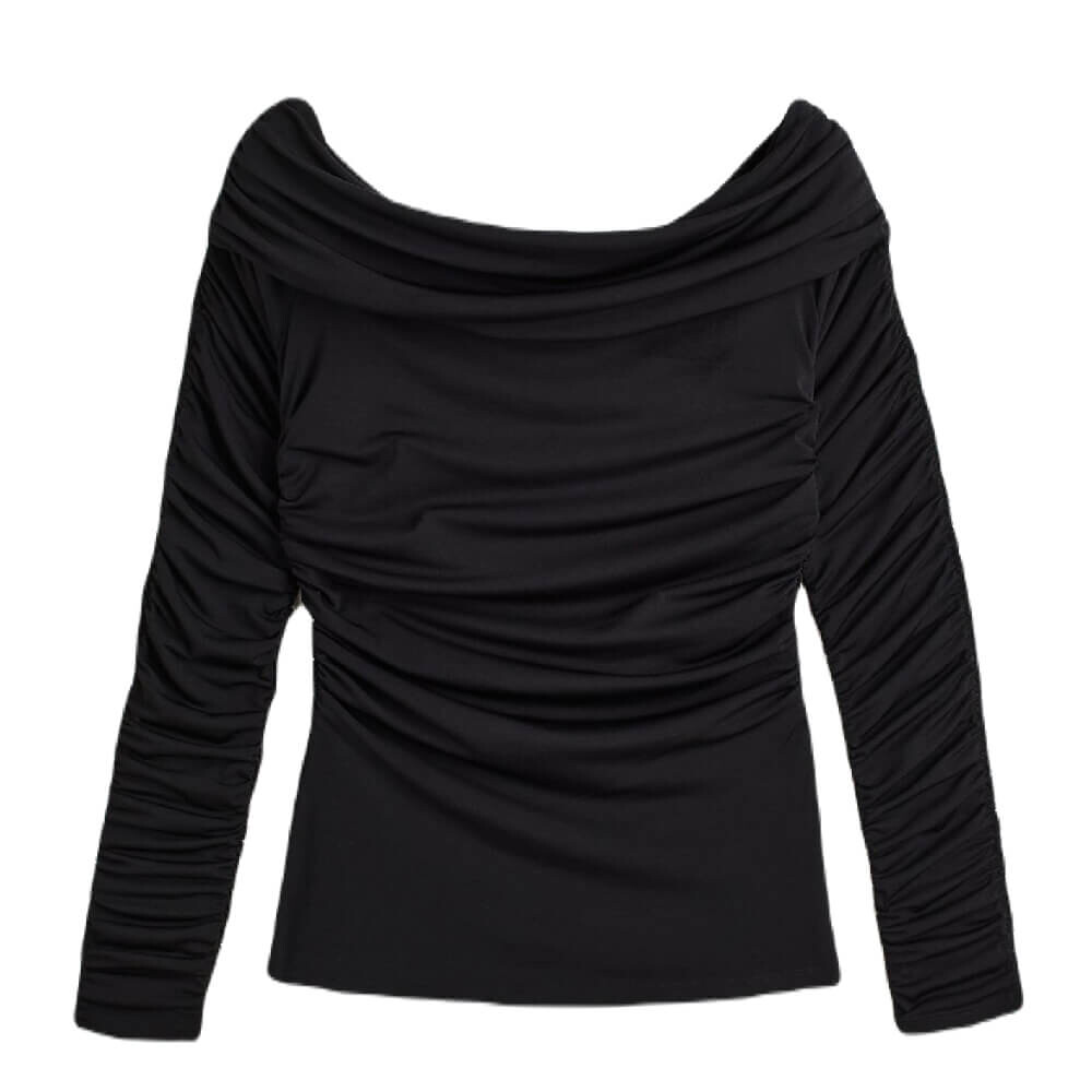 

БлузкаH&M Draped off-shoulder, черный