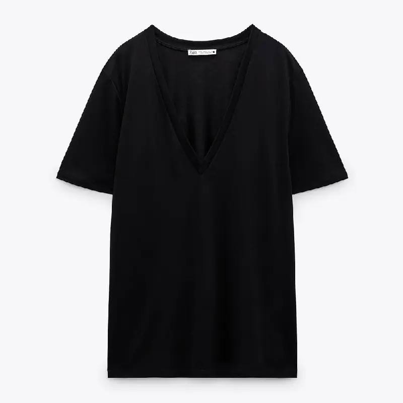 

Футболка Zara Faded-effect, черный