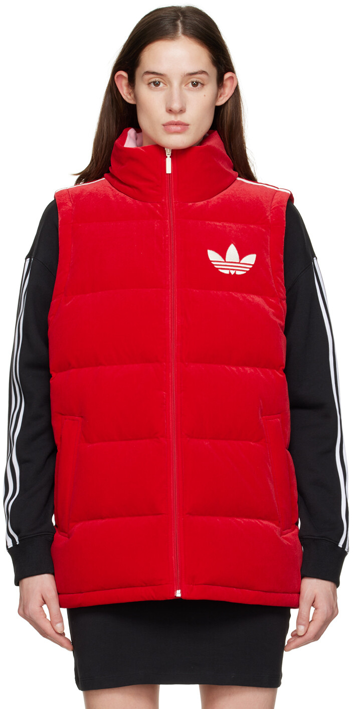 

Красный пуховый жилет Adicolor Heritage Now adidas Originals