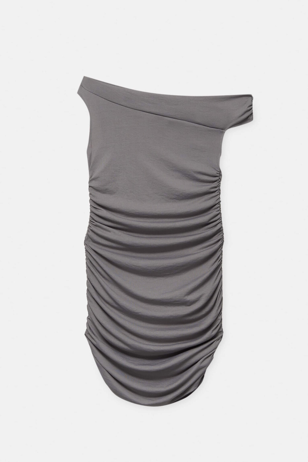 

Платье Pull&Bear Asymmetrical Drapped, серый