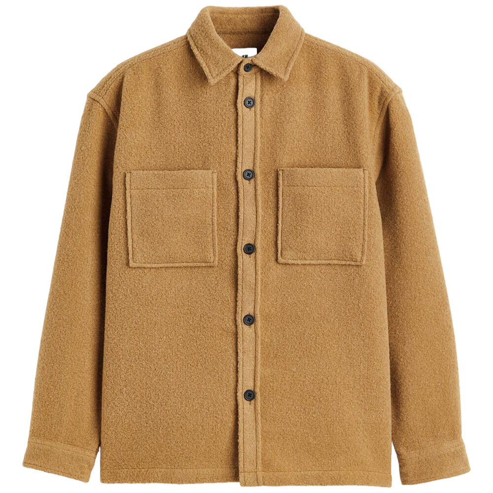 

Куртка H&M Relaxed Fit, темно-бежевый
