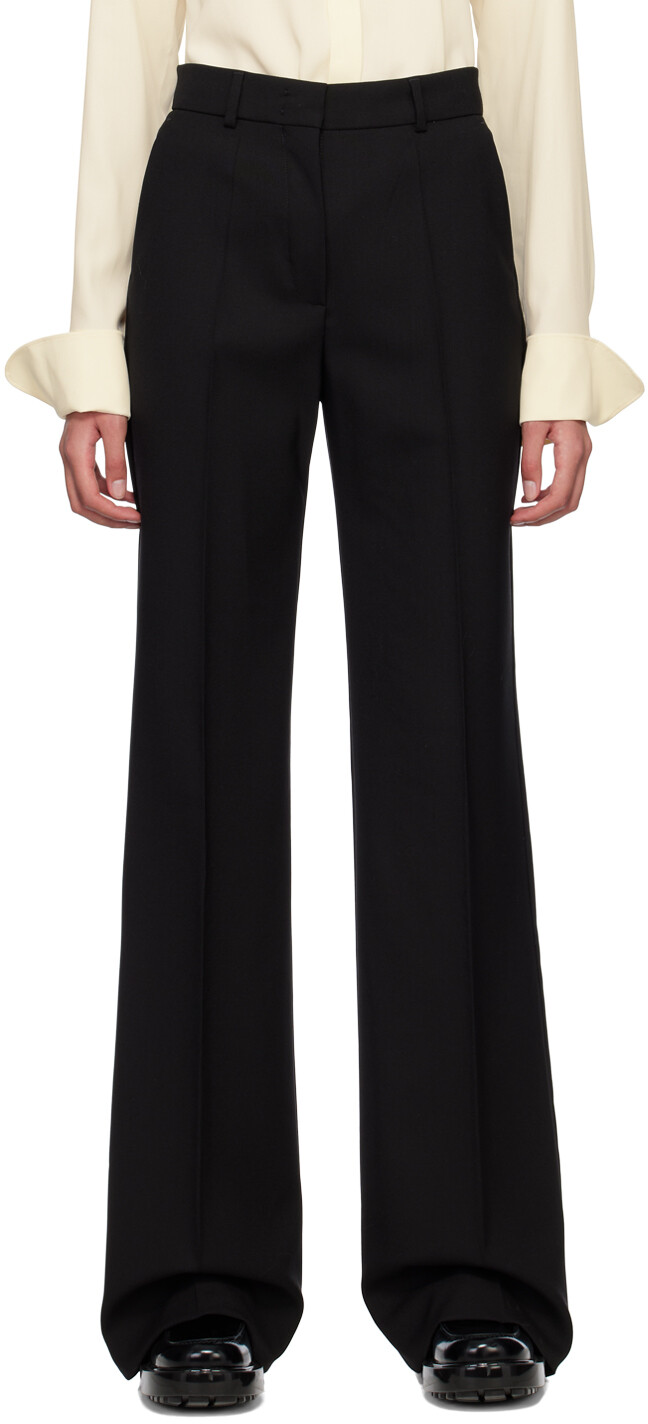 

Черные брюки-клеш Sportmax, Черный