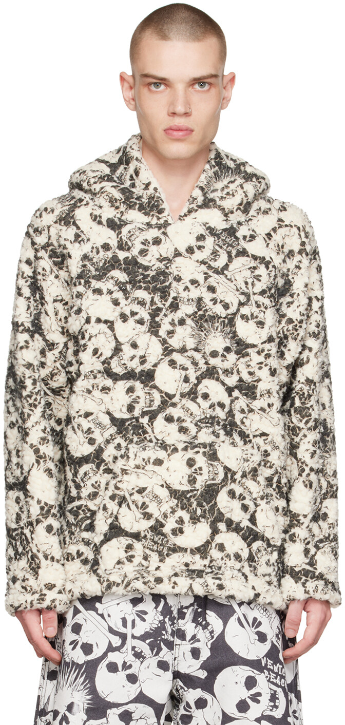

Худи Off-White & Black Skull ERL, Белый